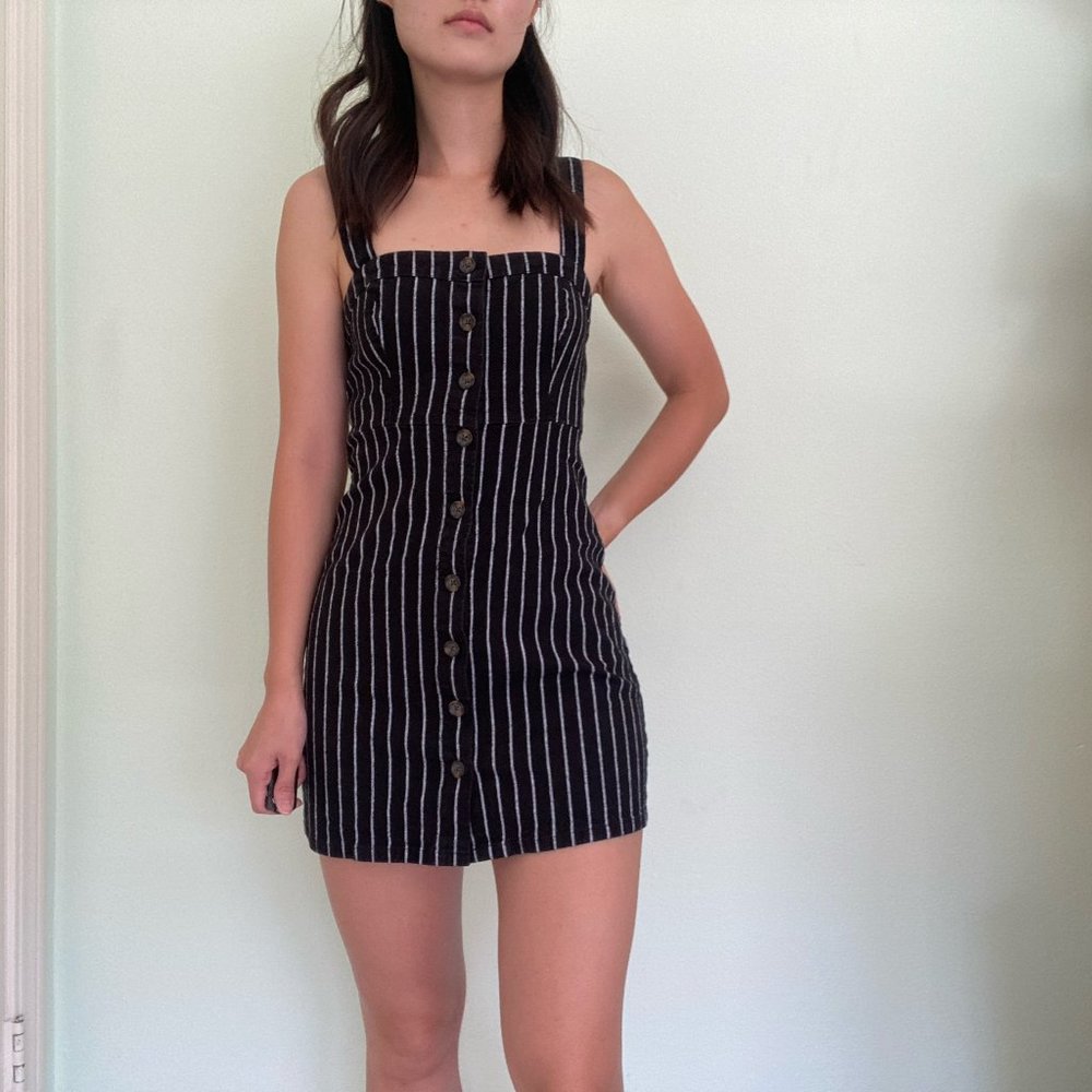Hollister Co Pinstripe Mini Dress